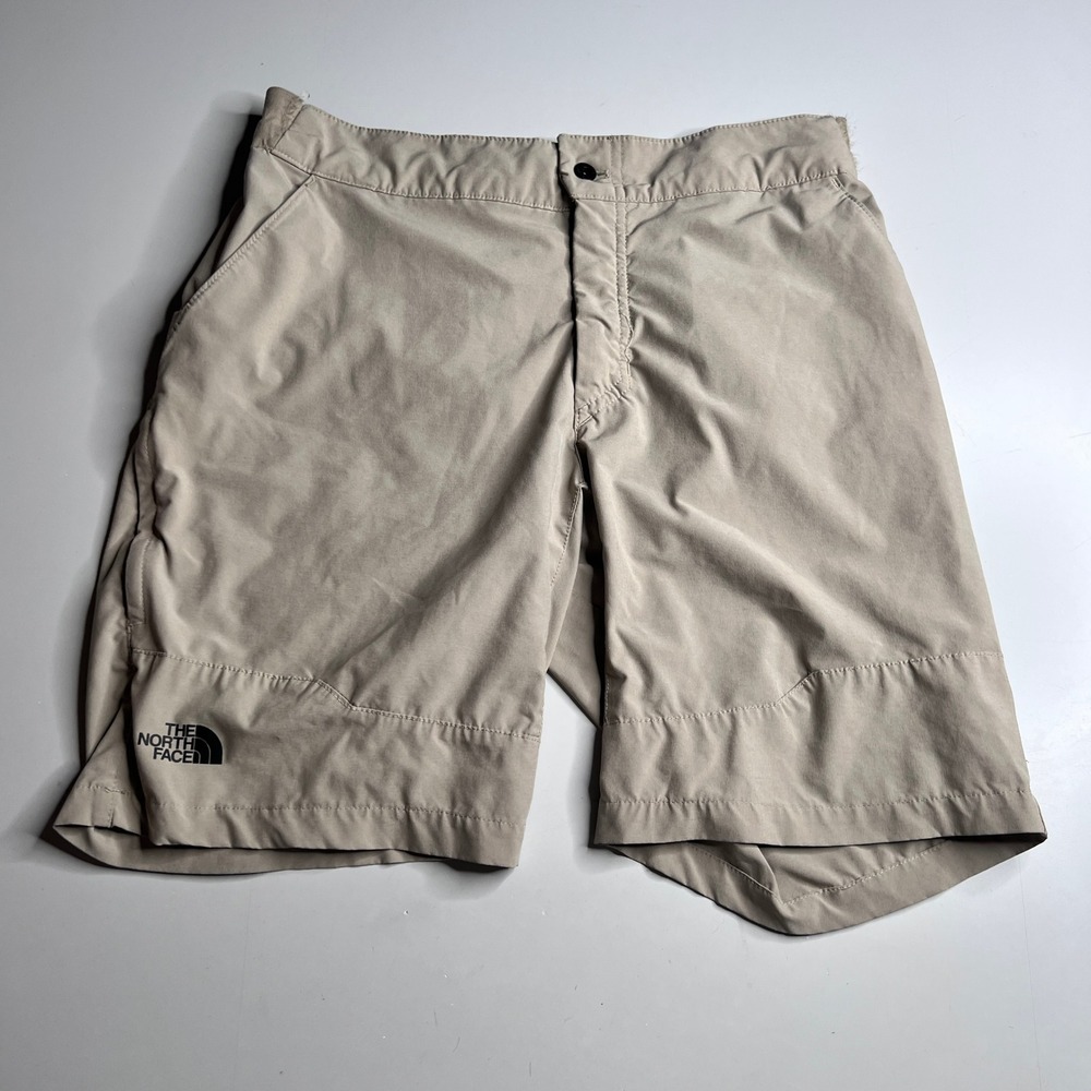 The North Face Mens Hiking Shorts Khaki Tan Size 32‎ Outdoor Lightweight Regular